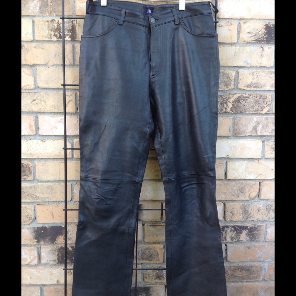GAP leather pants